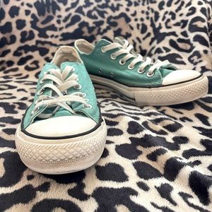 Green/Teal Converse All Star
